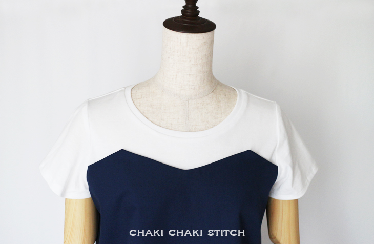 布帛切り替えカットソーTシャツ ハンドメイド子供服型紙
