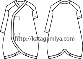 コンビ肌着の絵型