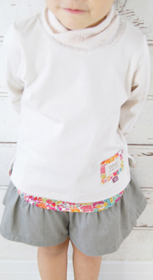 子供服型紙・簡単なTシャツ型紙