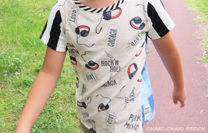 子供ねじれTシャツ型紙販売・半袖110サイズ